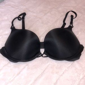 Victoria’s Secret, Very Sexy Bombshell Bra, Adds 2 Cup Sizes, 34B, Black